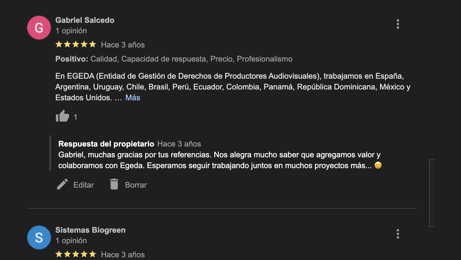 Gabriel Salcedo - Egeda